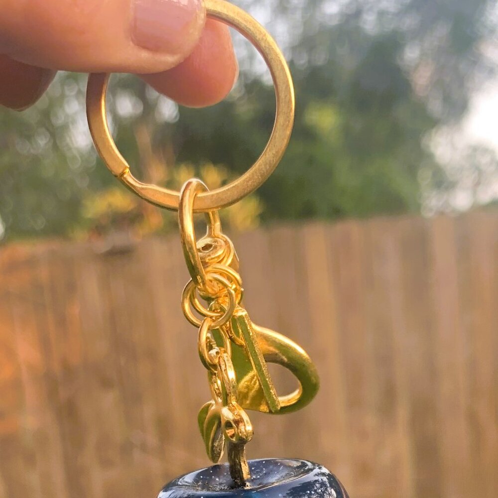 Cherry Bag Charm Key Holder for Coach Bags - Picture 6 of 7